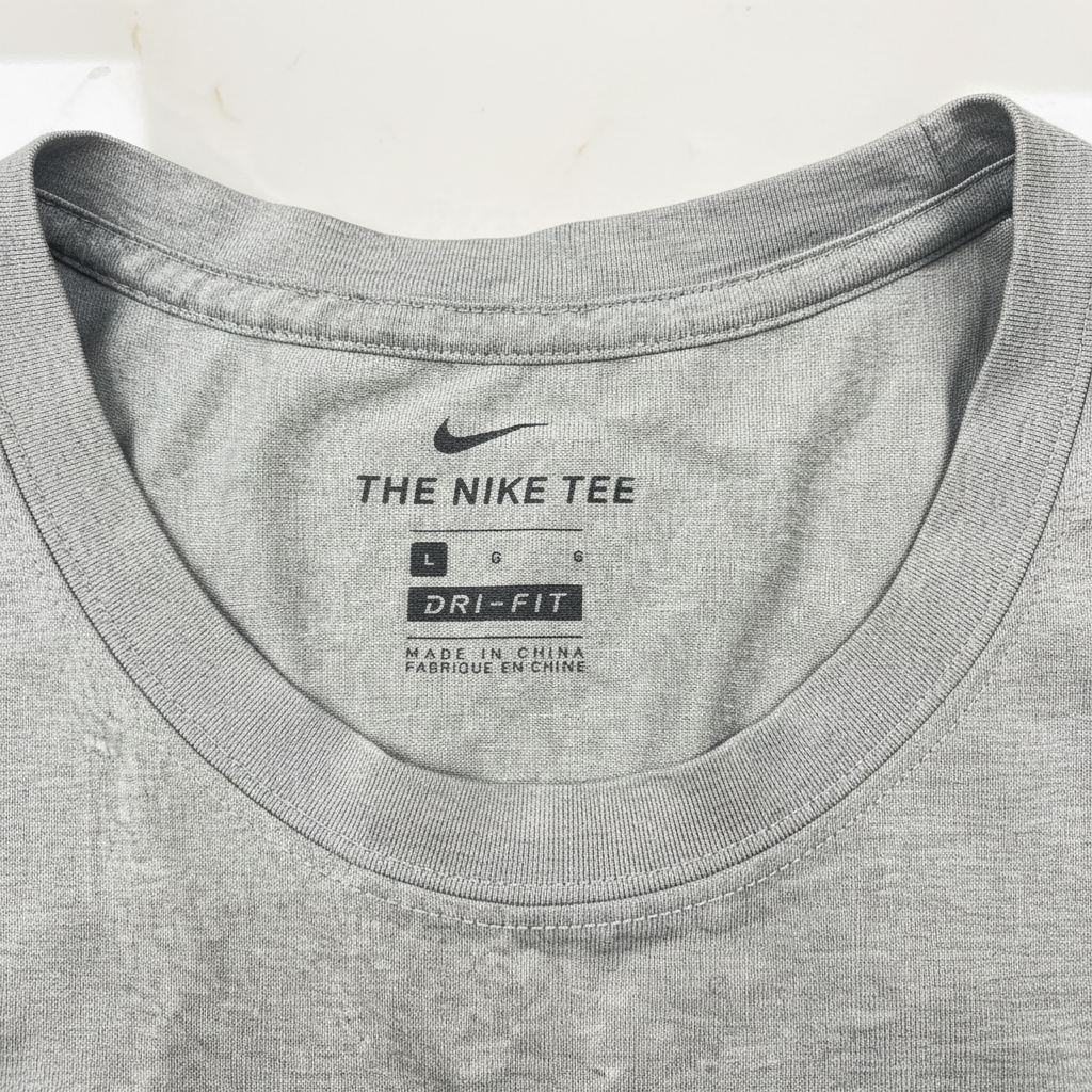 Nike Men's Dri-FIT Heather Grey Athletic T-Shirt