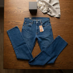 Levi's Levi's Indigo Blue Straight Leg Button Fly Jeans