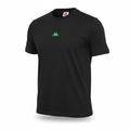 Kappa Men's Black Embroidered Logo Cotton T-Shirt Size M