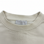 Pacific Republic Cream Heart Graphic Crewneck Sweatshirt