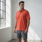 Under Armour Orange-Red Performance Polo Shirt Short Sleeve