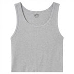 LIVERGY Men's Grey Ribbed Sleeveless Tank Top - Size XL