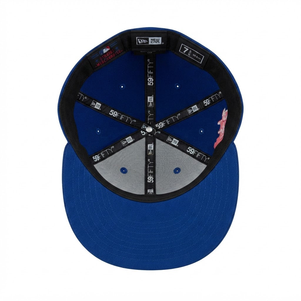 NY Mets 59FIFTY Fitted Hat Blue Size 7 5/8