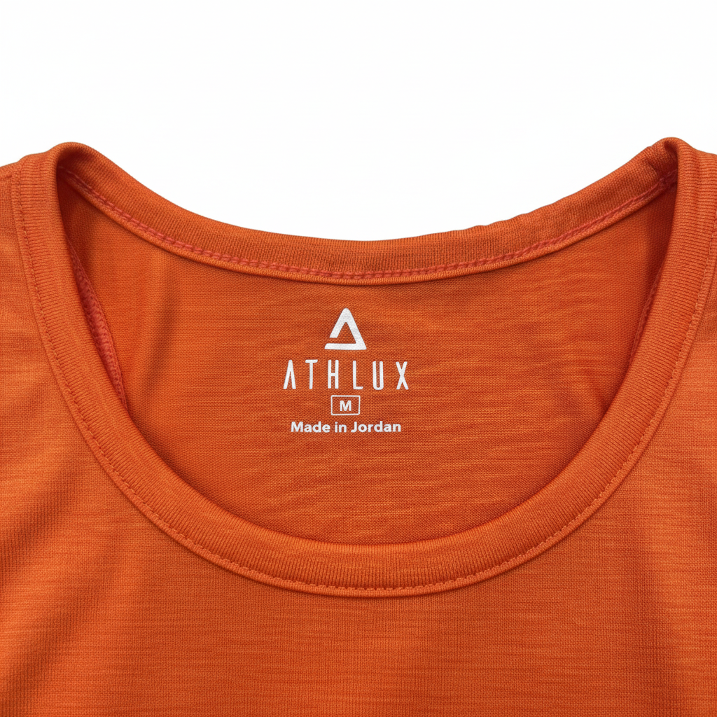 Athlux Women's Orange Performance Activewear Tee - M