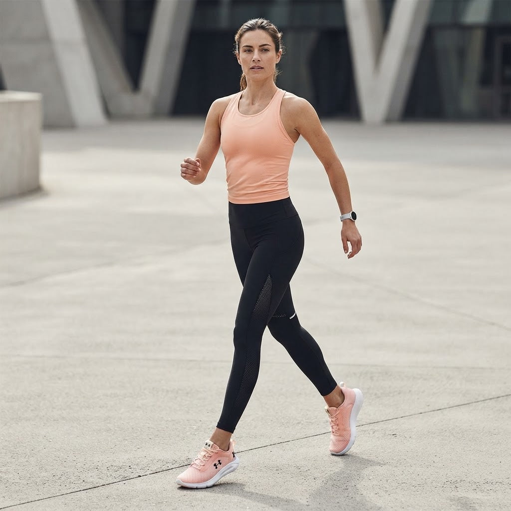 UNDER ARMOUR Women's Peach Mesh Running Sneakers