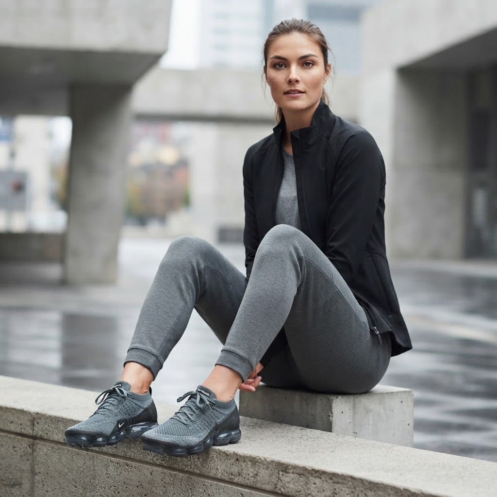 Grey Nike Air VaporMax Flyknit Sneakers