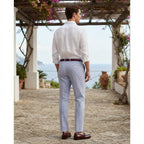 UNIQLO Women's Blue Gingham Drawstring Tailored Trousers