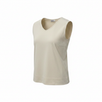 Women's White Cotton Lace-Up Short Sleeve Blouse