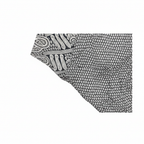 Women's Navy and White Printed Longline Kimono