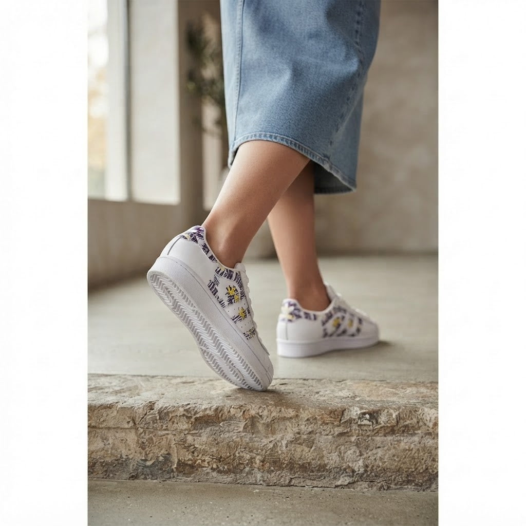 adidas Adidas Women's White Shell-Toe Sneakers