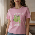 DECJUBA DECJUBA Bubblegum Pink Fresh Margaritas Graphic T-Sh