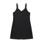 COTTON:ON Women's Black Button-Down Linen Blend Mini Dress