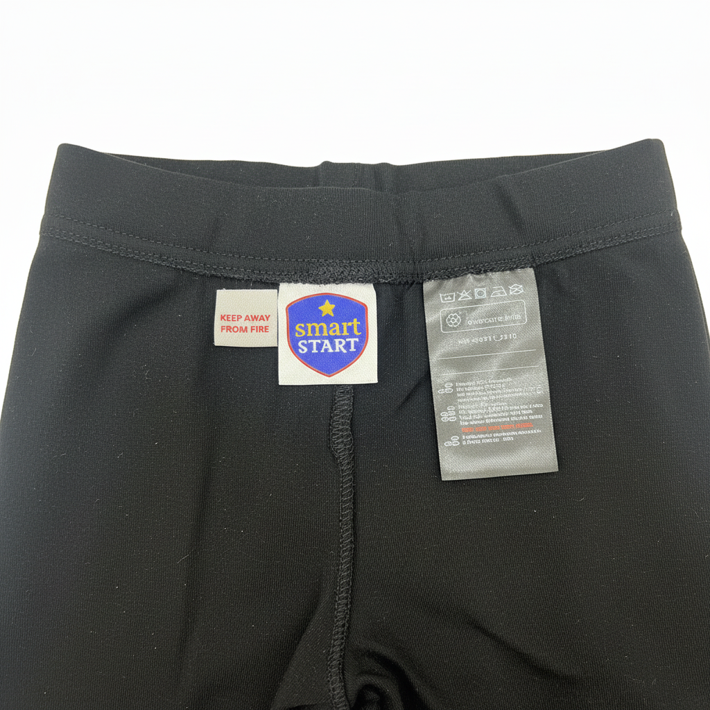 Smart Start Kids Black Cotton Leggings - New