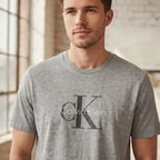 Calvin Klein Jeans Calvin Klein Jeans Heather Grey Graphic T