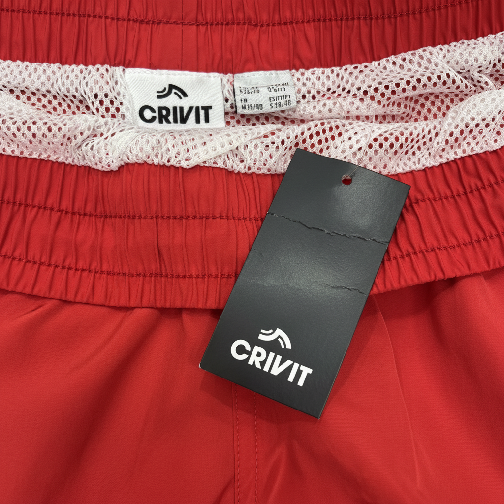 Crivit x Lidl Women's Red Athletic Cargo Skort