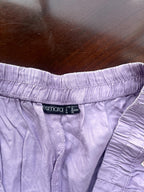 Lilac Pastel Relaxed Fit Shorts with Elasticated Waist