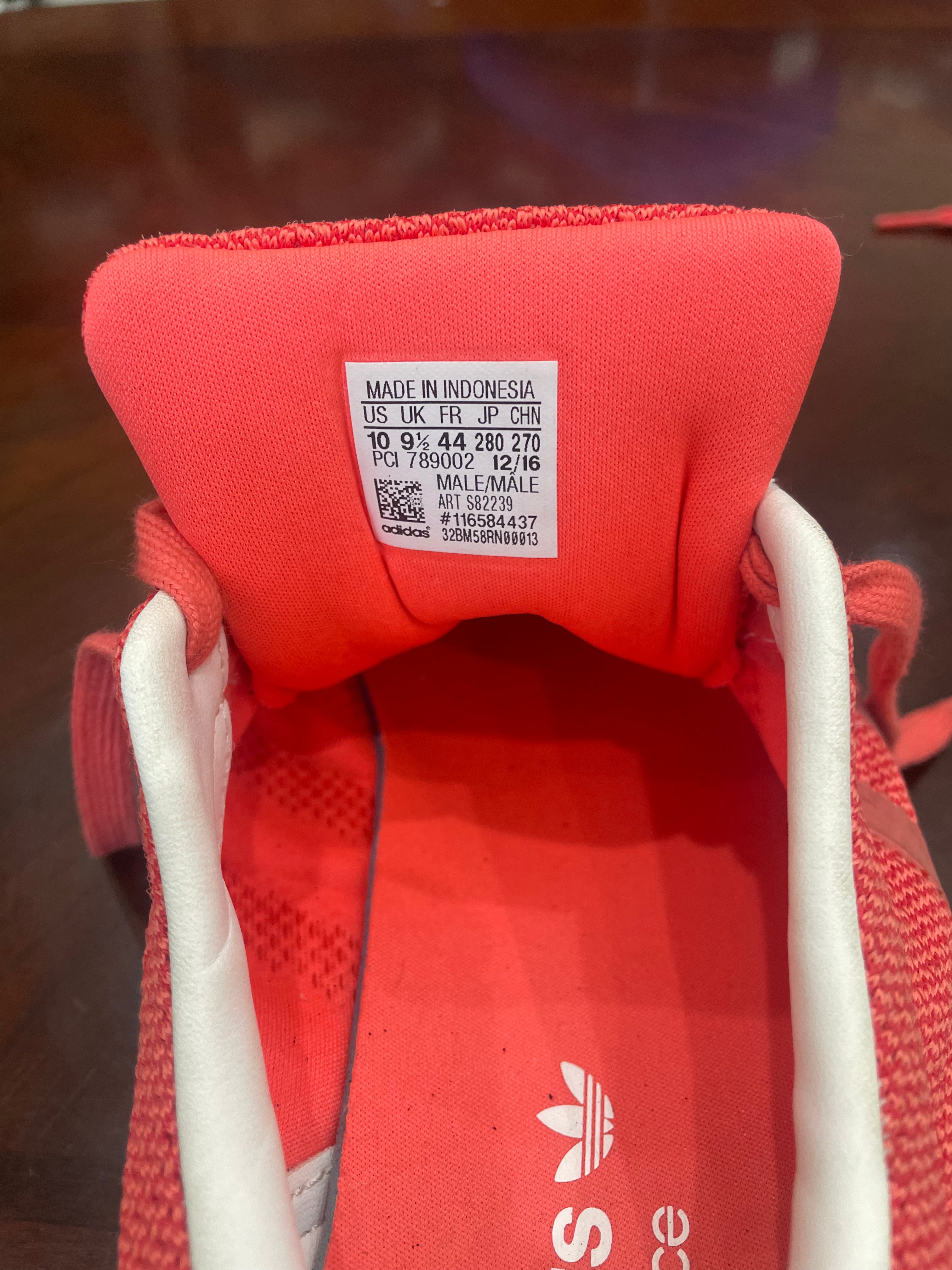 Adidas Coral Primeknit Superstar Shell Toe Sneakers