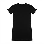 esmara Women's Black Short Sleeve Crew Neck T-Shirt Dress