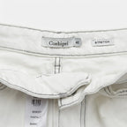Conbipel Conbipel White Wide-Leg Stretch Denim Trousers - Si