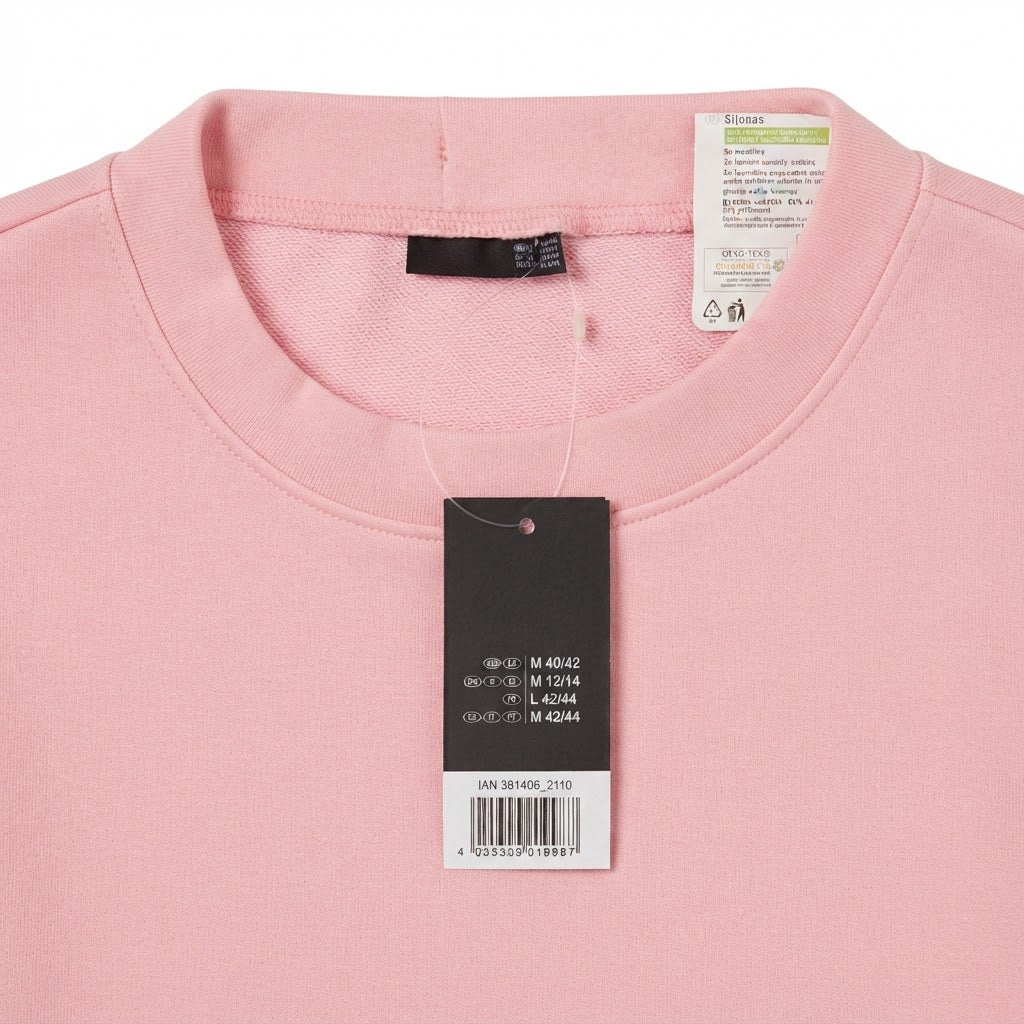 Women's Pink Jersey Mini Skirt with Drawstring