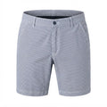 LIVERGY Men's Blue and blue Striped Tailored Shorts