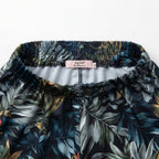 Women's Olive Green Tropical Print Trousers