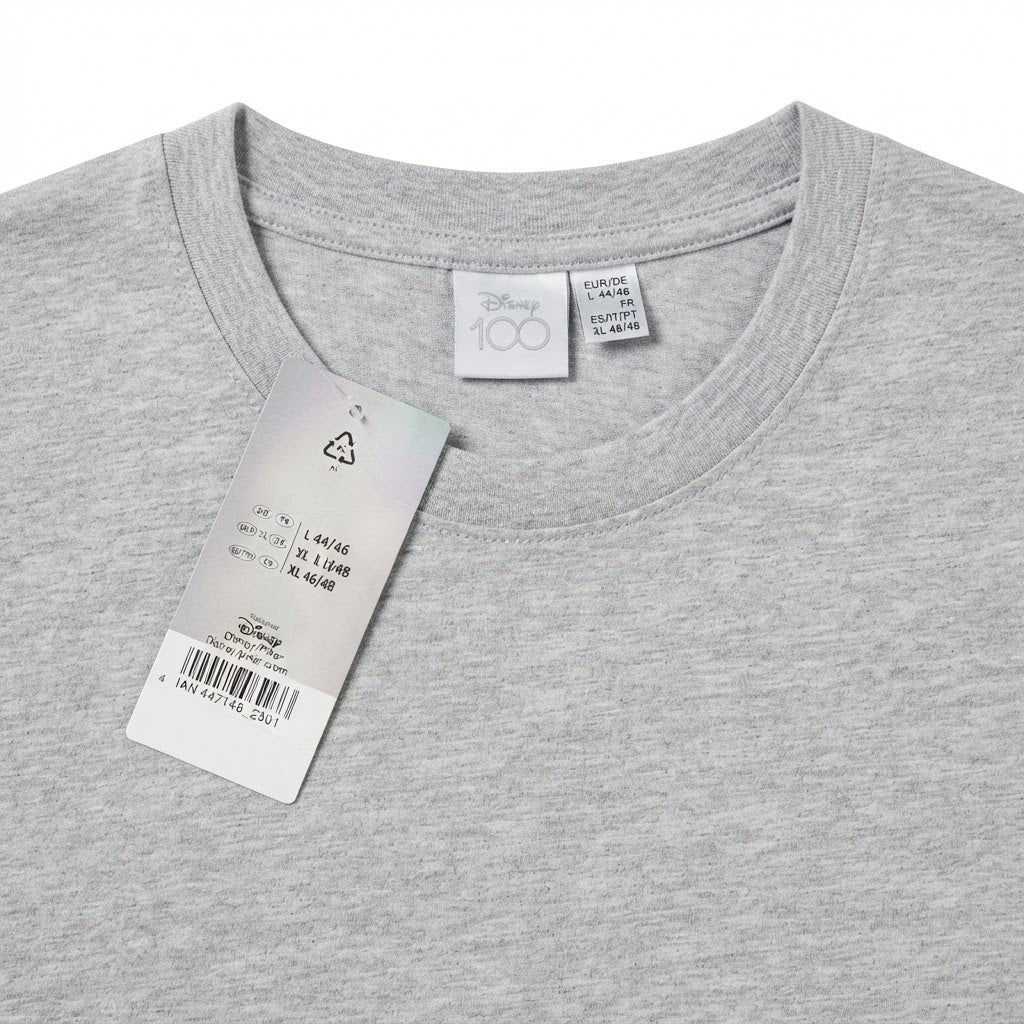 Women's Grey Graphic Print Boxy T-Shirt