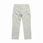 Men's Premium Off-White Cotton Cargo Trousers