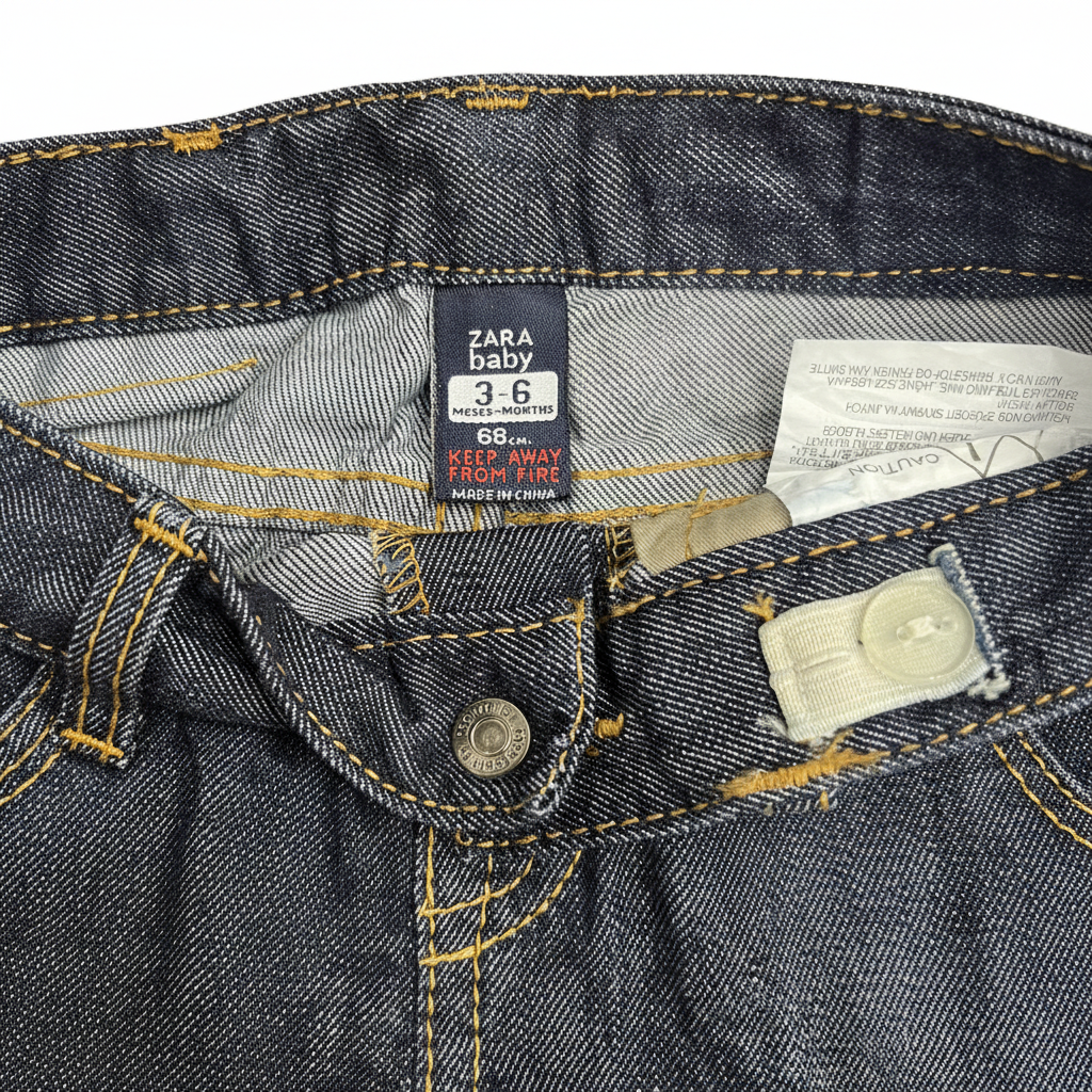 ZARA baby Kids Dark Wash Indigo Denim Jeans