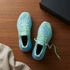 adidas Cyan Knit Performance Running Sneakers