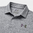 [WearU Generated:merch_detail] Under Armour Heather Grey Synthetic Polo Shirt – merch detail