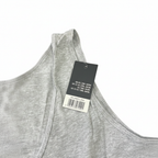 Women's Grey Marl Plus Size Scoop Neck Jersey Top