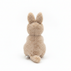 Soft Beige Mother and Baby Bunny Plush Toy