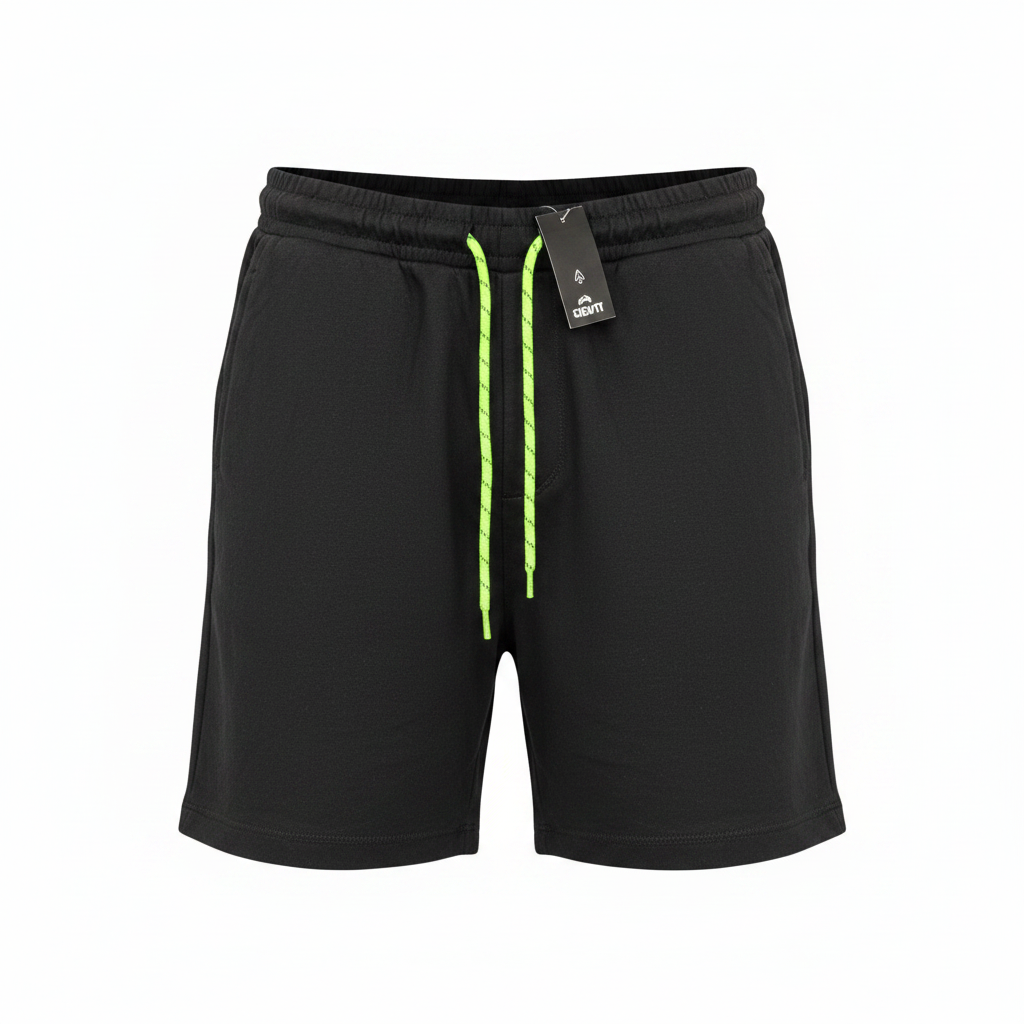 Men's CRIVIT Black Cotton Sweat Shorts - NWT