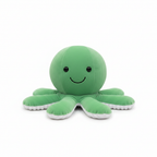 Green Plush Octopus Stuffed Toy for Kids