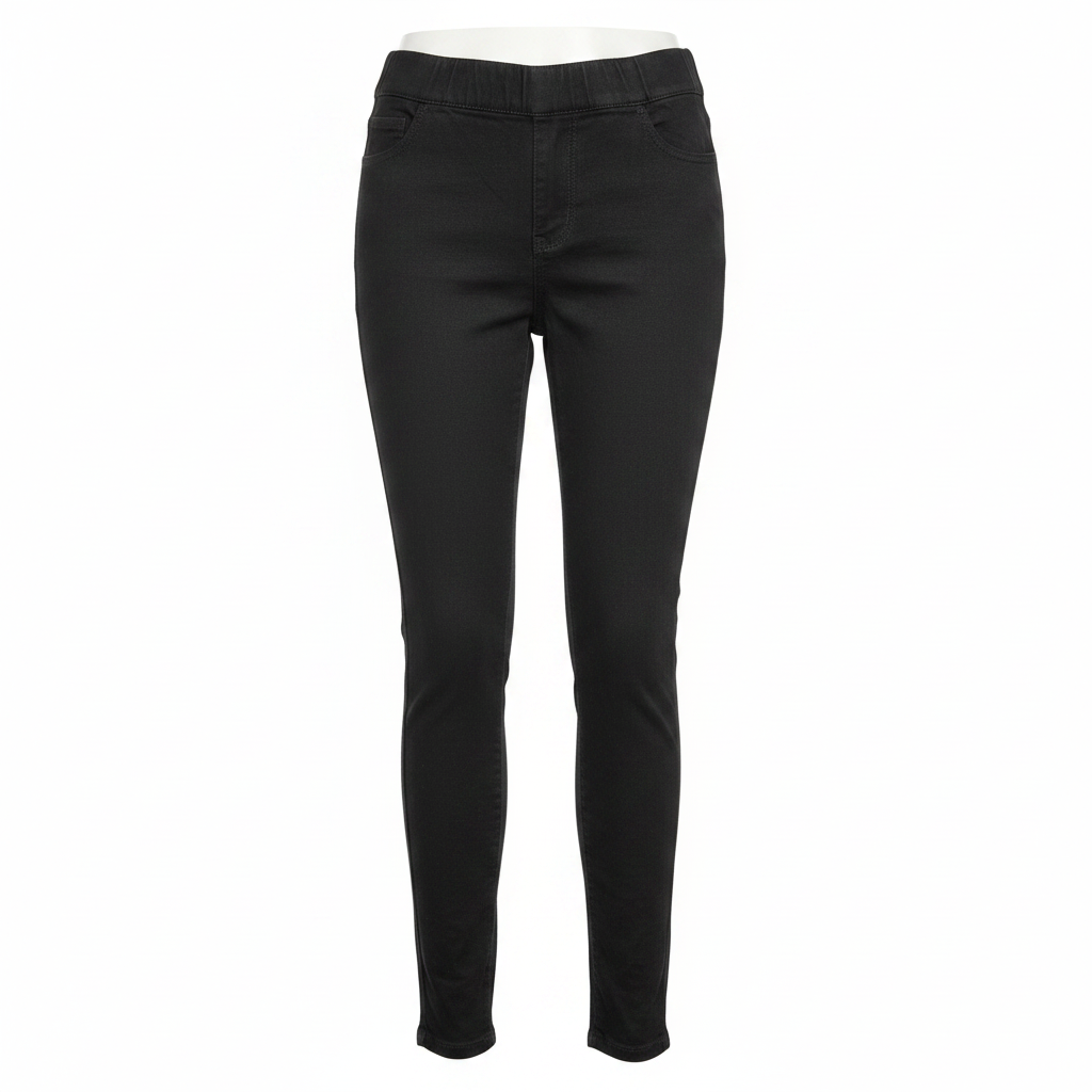 Esmara Women's Black Slim Fit Stretch Pull-On Pants