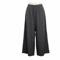 H&M Women's Black Wide-Leg Viscose Culottes - Size S