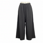 H&M Women's Black Wide-Leg Viscose Culottes - Size S