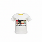 BATMAN Kids' White Superhero Graphic T-Shirt