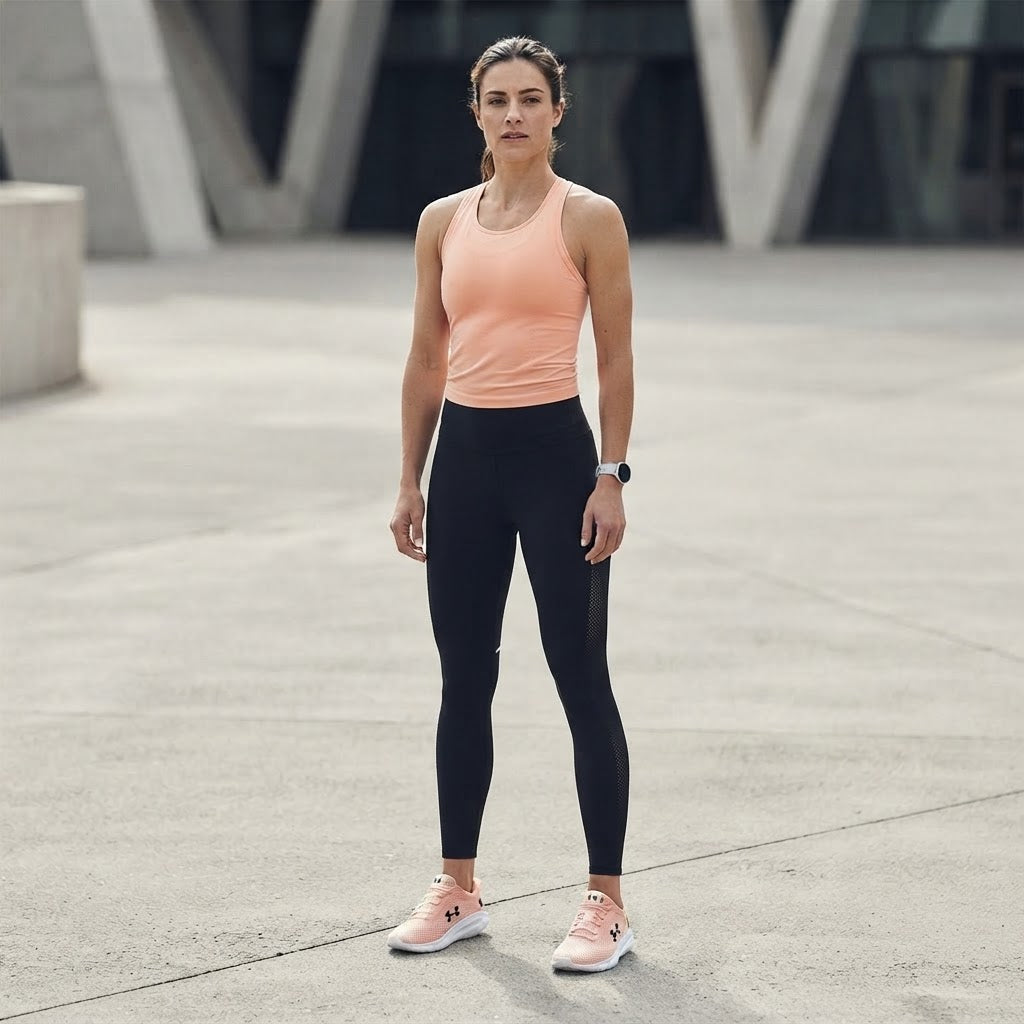 UNDER ARMOUR Women's Peach Mesh Running Sneakers