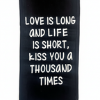 Women's Black Heart Graphic Wide Leg Jeans