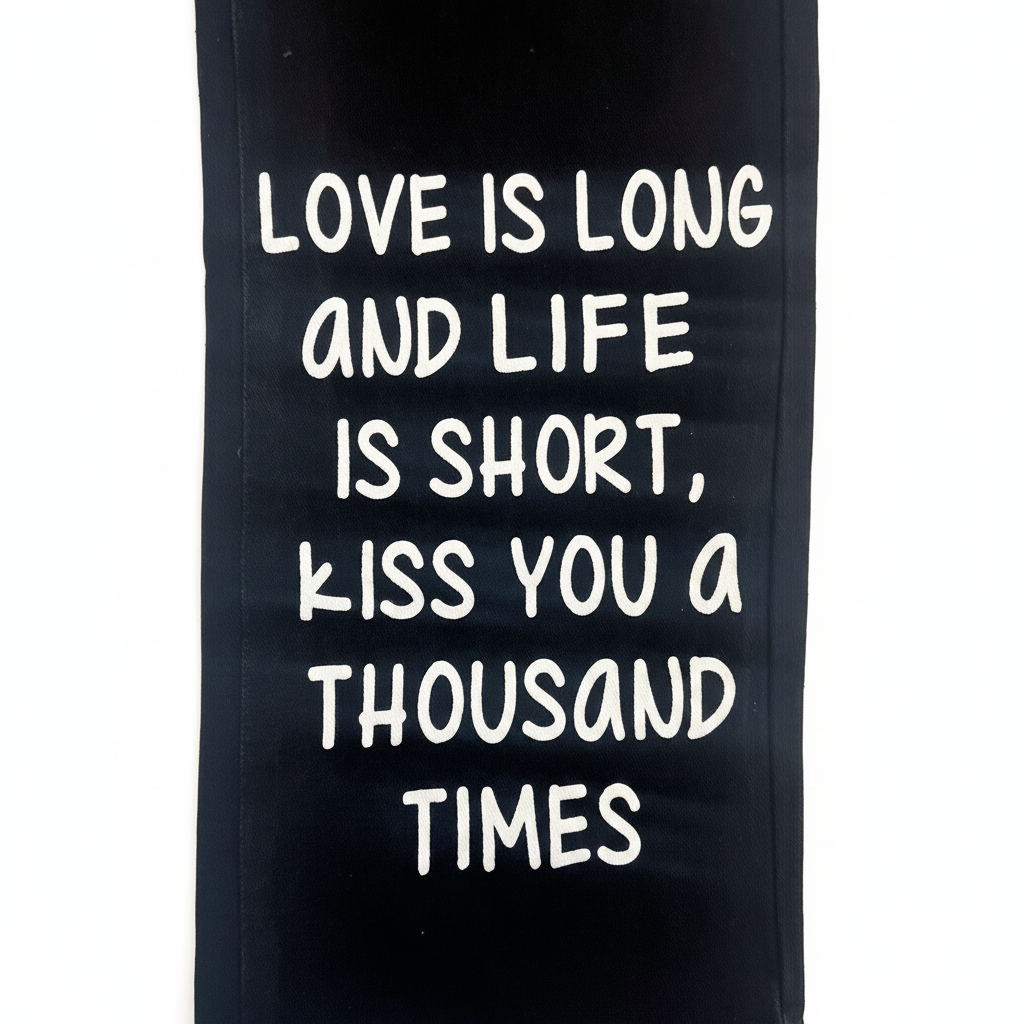 Women's Black Heart Graphic Wide Leg Jeans