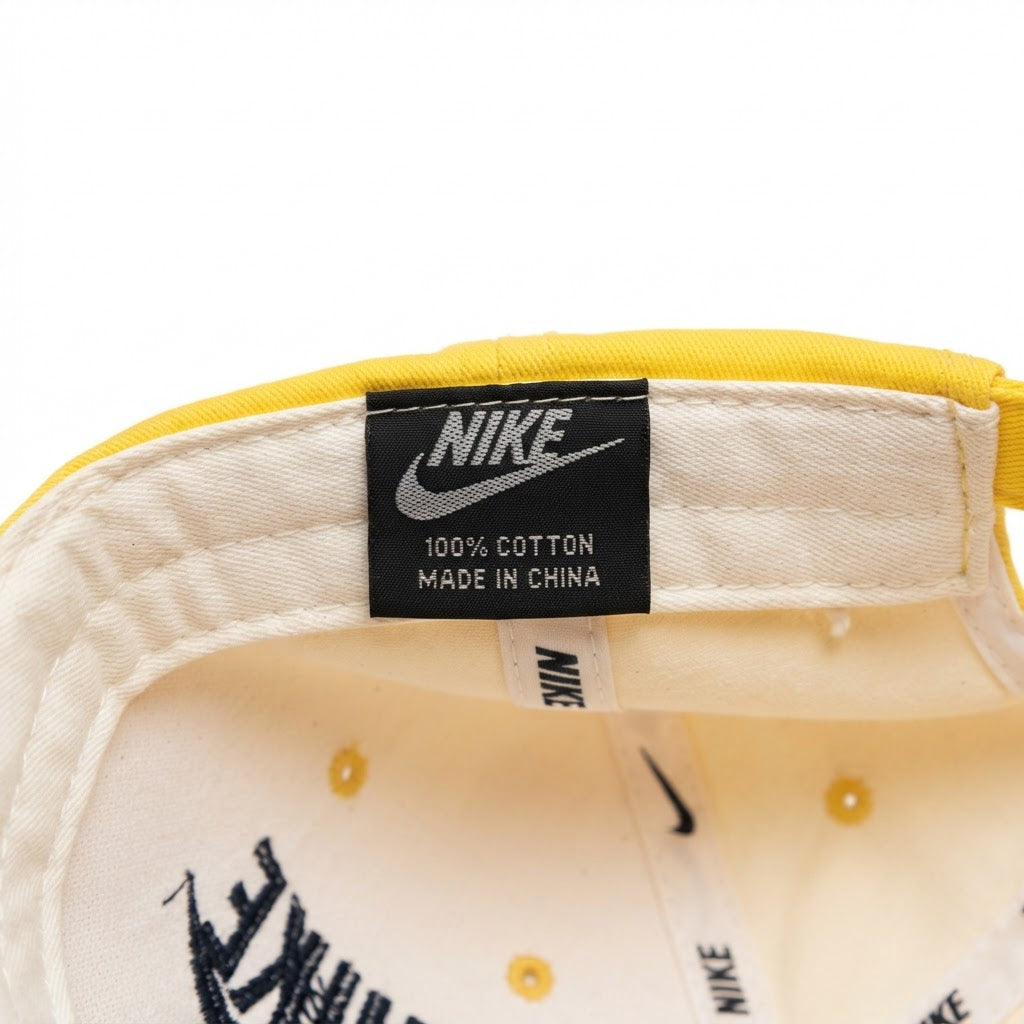 NIKE AIR Nike Yellow Air Curved Brim Baseball Cap