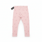 DUNNES Kids' Pink Bunny Print Cotton Leggings