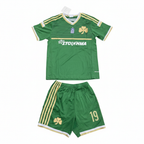 Kids Green Panathinaikos Style Football Kit Jersey & Shorts