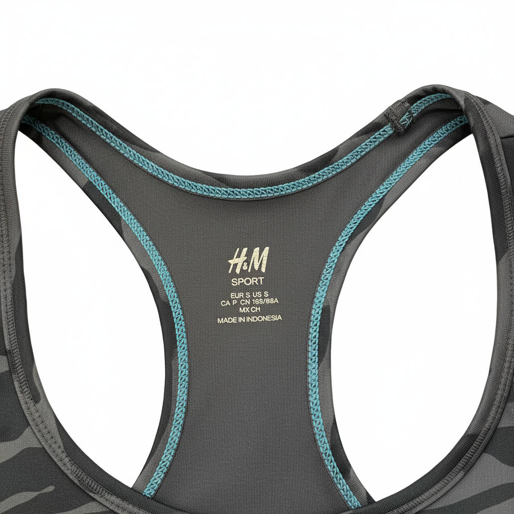 H&M Sport Women's Tiger Print Racerback Tank Top