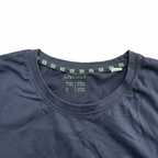 Livergy Men's Navy Blue Long Sleeve Cotton T-Shirt - XL