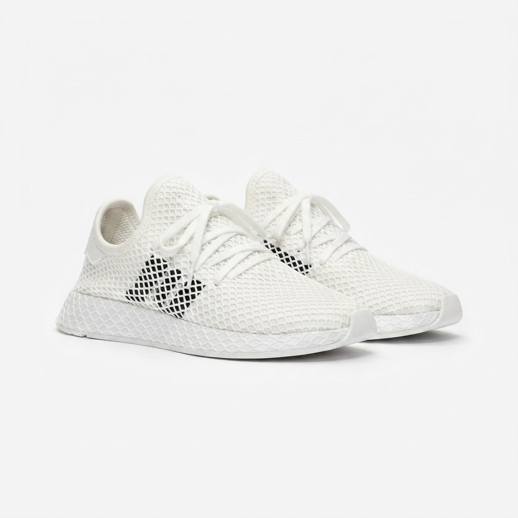 adidas Adidas Deerupt White Mesh Lifestyle Sneakers