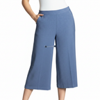 Esmara Women's Blue Wide Leg Cropped Culottes