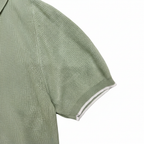 Marrakech Knitting Men's Green Knitted Polo Shirt - Size S